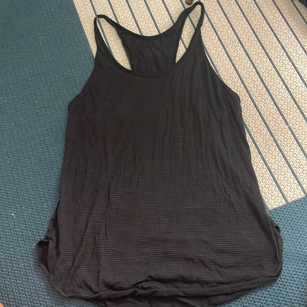 Black LuluLemon tank top
